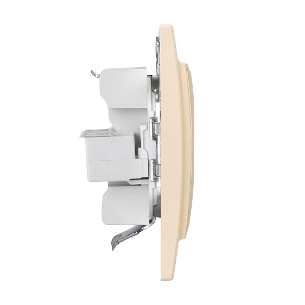 Розетка RJ-45+Phone СП бежевый Минск EKF