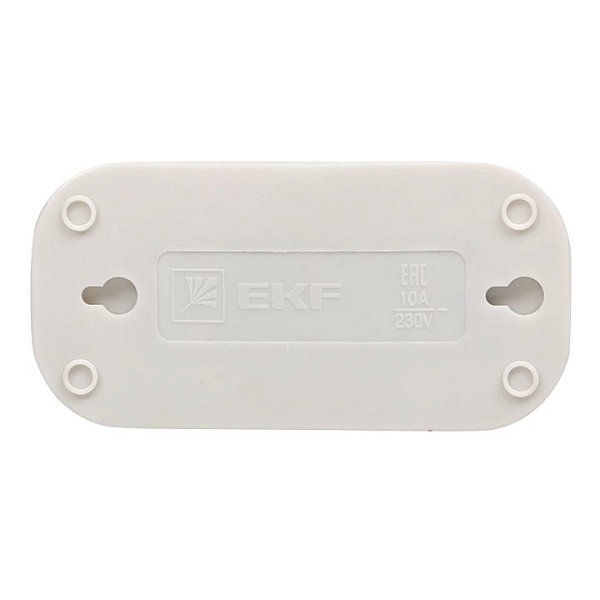 Колодка 2 гн. 10А 2,2кВт б/з Эксперт EKF PROxima