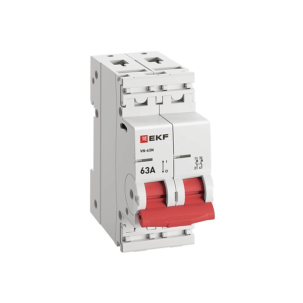 Выключатель нагрузки ВН-63N 2P 63А PROXIMA EKF 