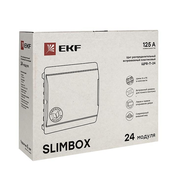 Щит распред. встраиваемый ЩРВ-П-24 "SlimBox" IP41 EKF 
