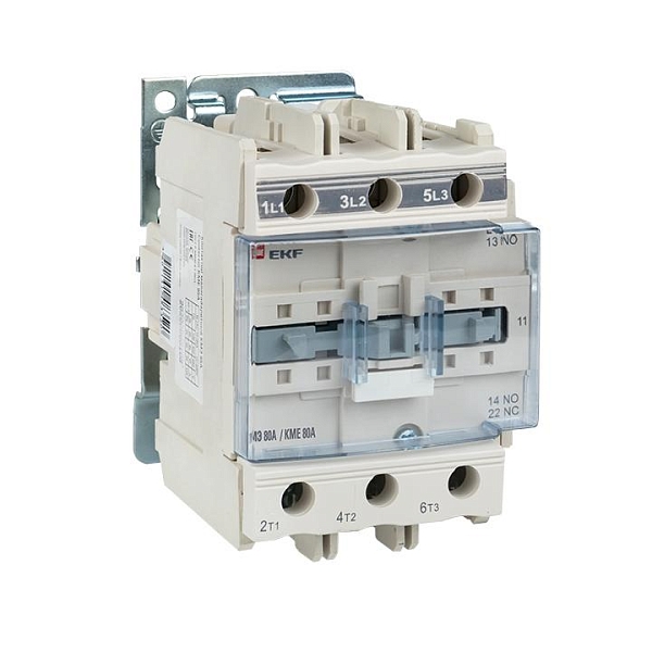 Контактор КМЭ-3 80А 1NO+1NC 230В AC EKF